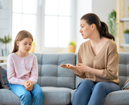 Parent Disciplining Child