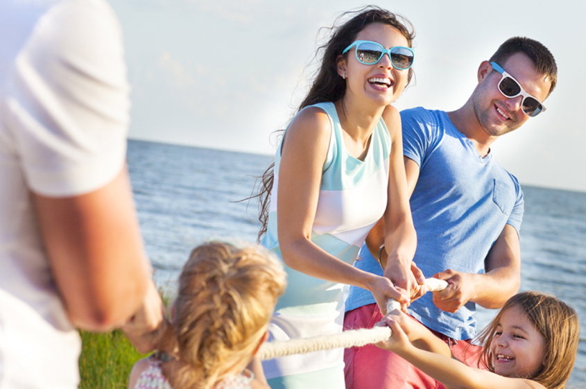 summer as a stepmom vacationing with family